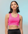 Black - Women's workout cropped top Vests SF Athleisurewear, Back to the Gym, Cropped, Hyperbrights and Neons, Raladeal - Recently Added, Rebrandable, Sports & Leisure, Women's Fashion Schoolwear Centres