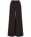 Black - Women's sustainable fashion wide leg joggers Sweatpants SF Home Comforts, Joggers, New Styles For 2022, Organic & Conscious Schoolwear Centres