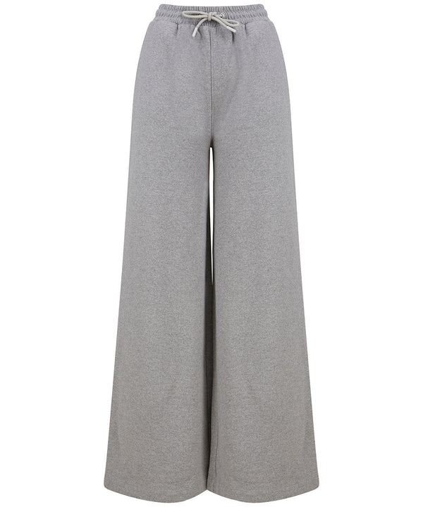 Heather Grey - Women's sustainable fashion wide leg joggers Sweatpants SF Home Comforts, Joggers, New Styles For 2022, Organic & Conscious Schoolwear Centres