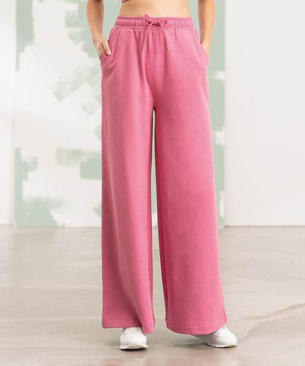 Dusky Pink - Women's sustainable fashion wide leg joggers Sweatpants SF Home Comforts, Joggers, New Styles For 2022, Organic & Conscious Schoolwear Centres