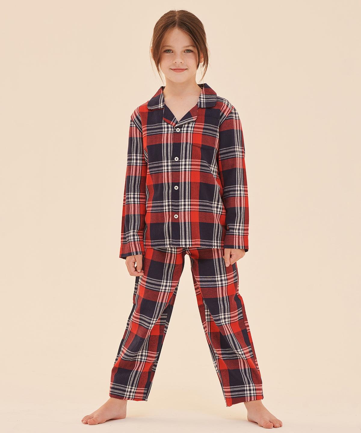 Kids tartan lounge set