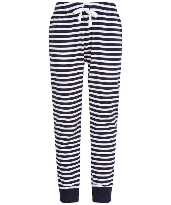 Navy/White Stripes - Kids cuffed lounge pants Loungewear Bottoms SF Minni Home Comforts, Junior, Lounge & Underwear, Lounge Sets, New For 2021, New Styles For 2021 Schoolwear Centres
