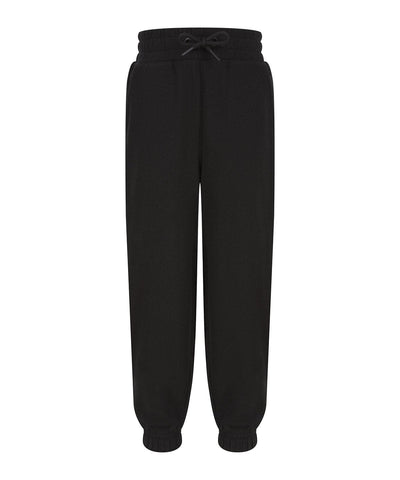 Black - Kids sustainable fashion cuffed joggers Sweatpants SF Minni New Styles for 2023, Organic & Conscious, Rebrandable Schoolwear Centres