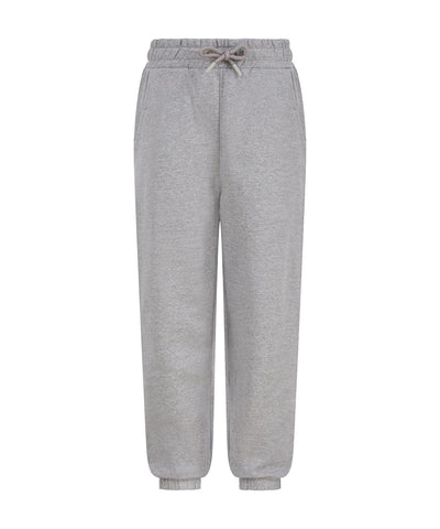Heather Grey - Kids sustainable fashion cuffed joggers Sweatpants SF Minni New Styles for 2023, Organic & Conscious, Rebrandable Schoolwear Centres