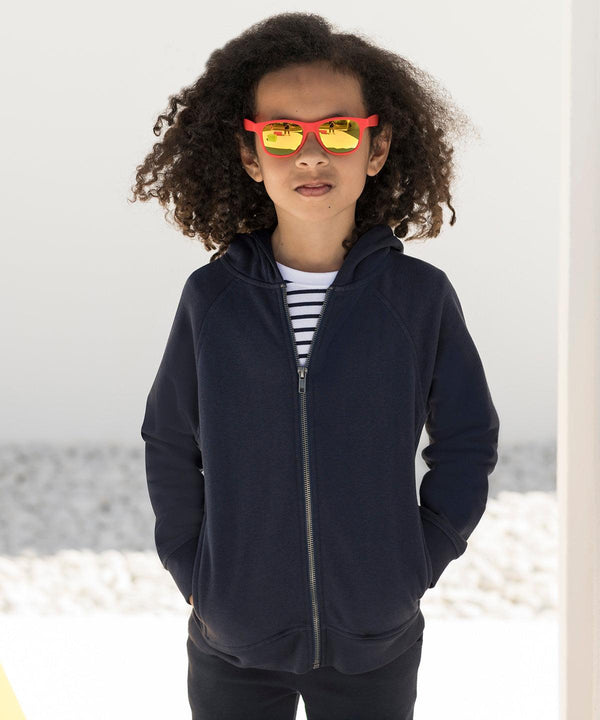 Navy - Kids zip-through hoodie Hoodies SF Minni Hoodies, Junior, Raladeal - Recently Added Schoolwear Centres