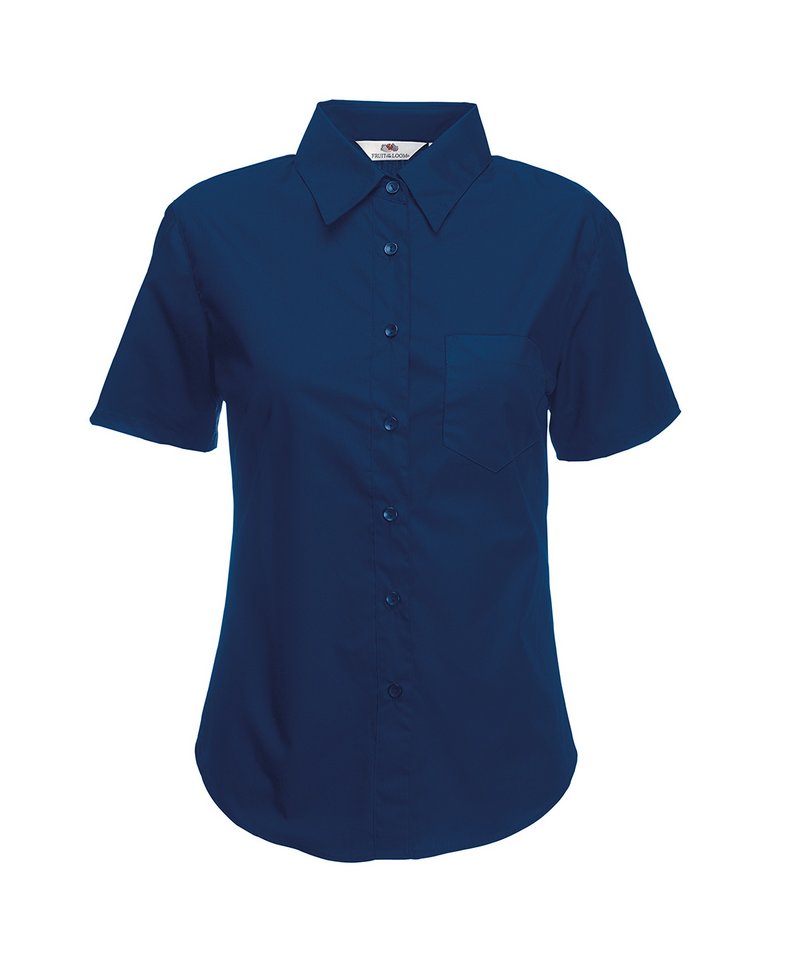 Ladyfit poplin short sleeve shirt