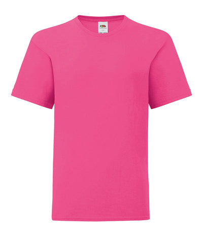 Fuchsia - Kids iconic 150 T T-Shirts Fruit of the Loom Junior, Must Haves, New Colours for 2023, Rebrandable, T-Shirts & Vests Schoolwear Centres