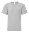 Heather Grey - Kids iconic 150 T T-Shirts Fruit of the Loom Junior, Must Haves, New Colours for 2023, Rebrandable, T-Shirts & Vests Schoolwear Centres