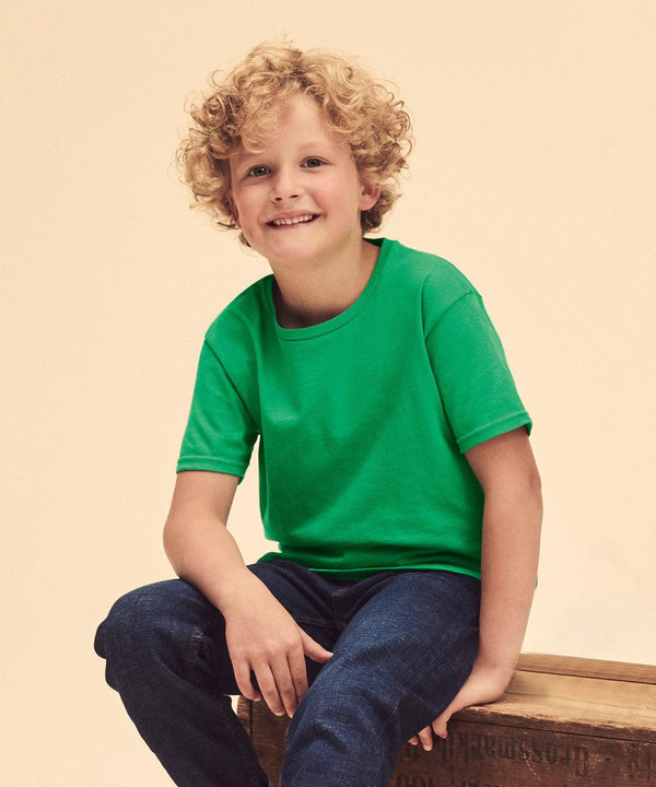 Forest Green - Kids iconic 150 T T-Shirts Fruit of the Loom Junior, Must Haves, New Colours for 2023, Rebrandable, T-Shirts & Vests Schoolwear Centres