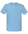 Sky Blue - Kids iconic 150 T T-Shirts Fruit of the Loom Junior, Must Haves, New Colours for 2023, Rebrandable, T-Shirts & Vests Schoolwear Centres