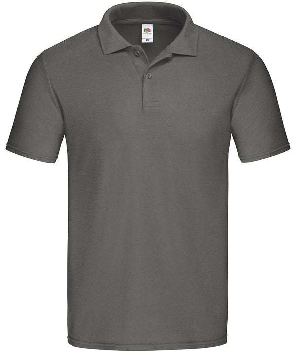 Light Graphite - Original polo Polos Fruit of the Loom Must Haves, New For 2021, New Styles For 2021, Polos & Casual Schoolwear Centres