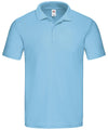 New Sky Blue - Original polo Polos Fruit of the Loom Must Haves, New For 2021, New Styles For 2021, Polos & Casual Schoolwear Centres