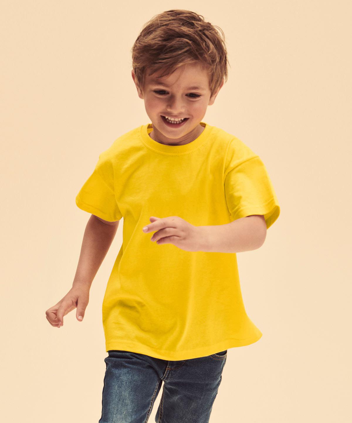 Sunflower* - Kids valueweight T T-Shirts Fruit of the Loom Back to Education, Junior, Must Haves, Price Lock, T-Shirts & Vests Schoolwear Centres