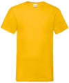 Sunflower - Valueweight v-neck T T-Shirts Fruit of the Loom Must Haves, T-Shirts & Vests Schoolwear Centres