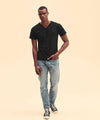 Black* - Original v-neck T T-Shirts Fruit of the Loom Plus Sizes, T-Shirts & Vests Schoolwear Centres