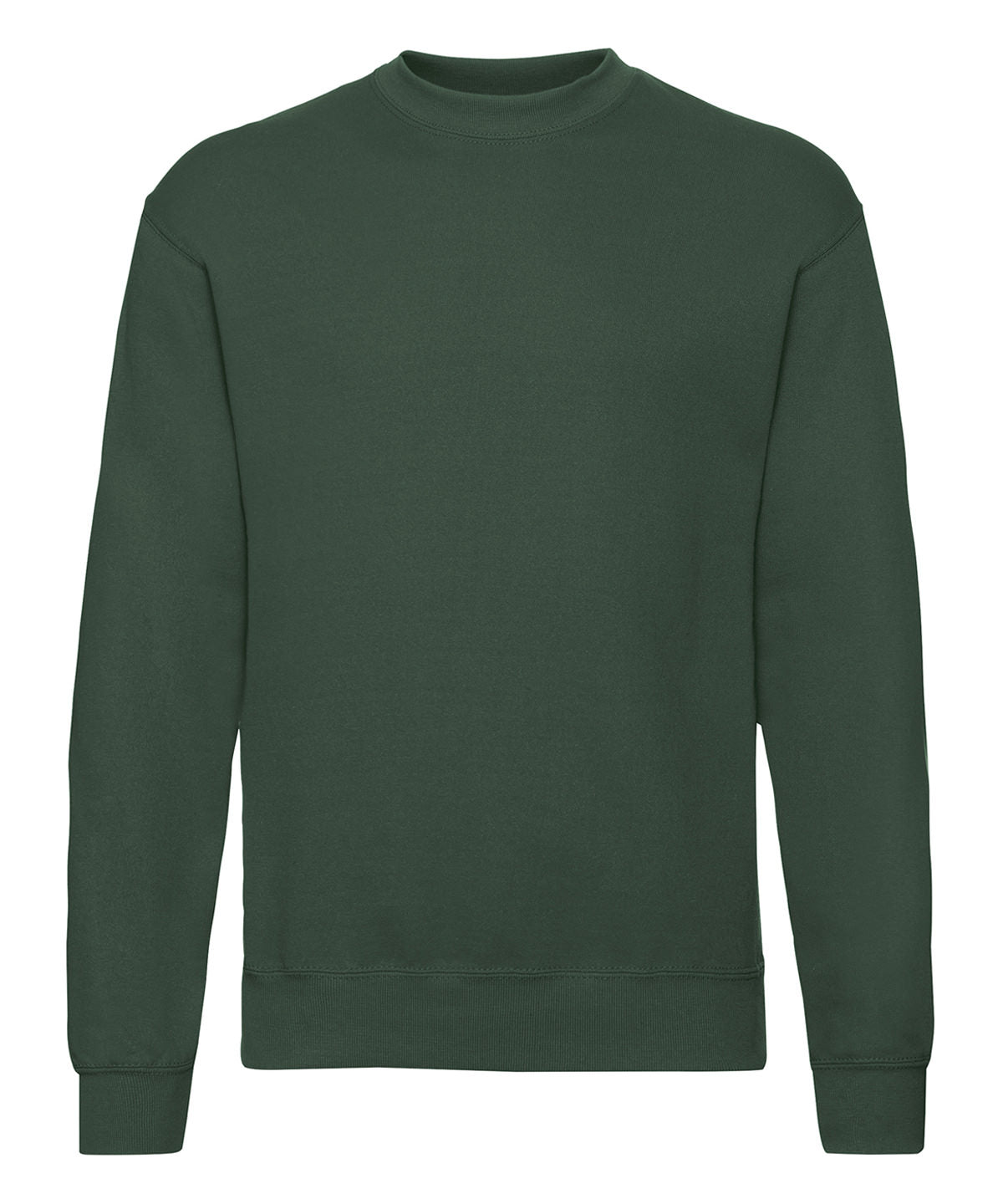 Bottle Green* - Classic 80/20 set-in sweatshirt Sweatshirts Fruit of the Loom Must Haves, New Colours for 2023, New Sizes for 2021, Plus Sizes, Price Lock, Sweatshirts Schoolwear Centres