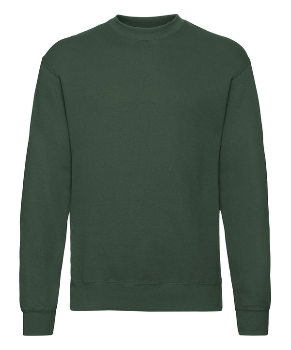 Bottle Green* - Classic 80/20 set-in sweatshirt Sweatshirts Fruit of the Loom Must Haves, New Colours for 2023, New Sizes for 2021, Plus Sizes, Price Lock, Sweatshirts Schoolwear Centres