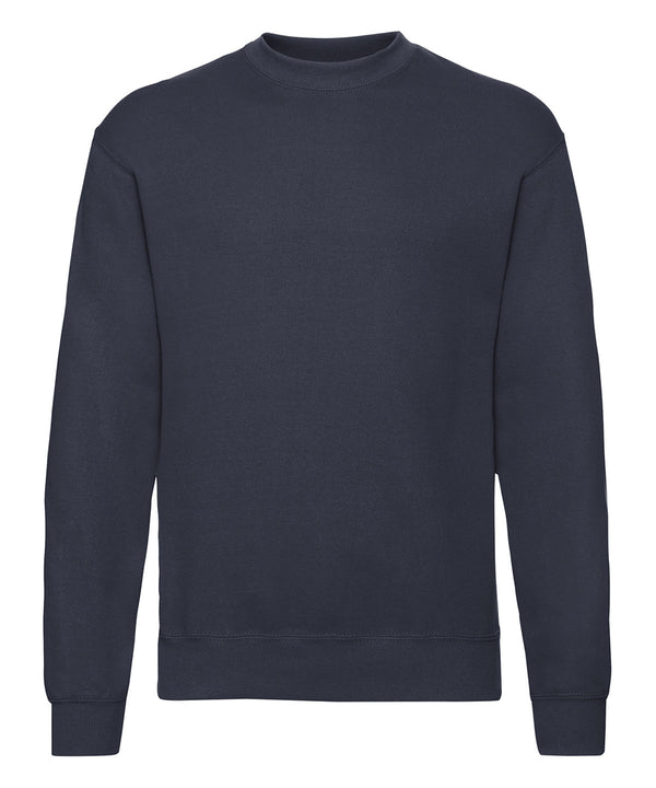 Deep Navy*†? - Classic 80/20 set-in sweatshirt Sweatshirts Fruit of the Loom Must Haves, New Colours for 2023, New Sizes for 2021, Plus Sizes, Price Lock, Sweatshirts Schoolwear Centres
