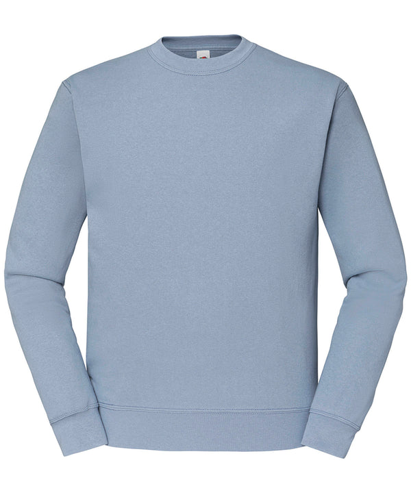 Mineral Blue - Classic 80/20 set-in sweatshirt Sweatshirts Fruit of the Loom Must Haves, New Colours for 2023, New Sizes for 2021, Plus Sizes, Price Lock, Sweatshirts Schoolwear Centres