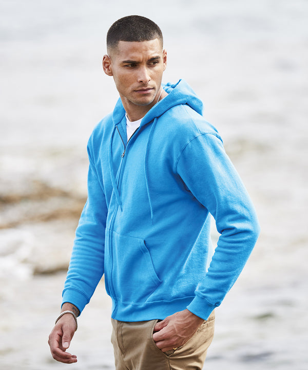 Classic 80/20 hooded sweatshirt jacket