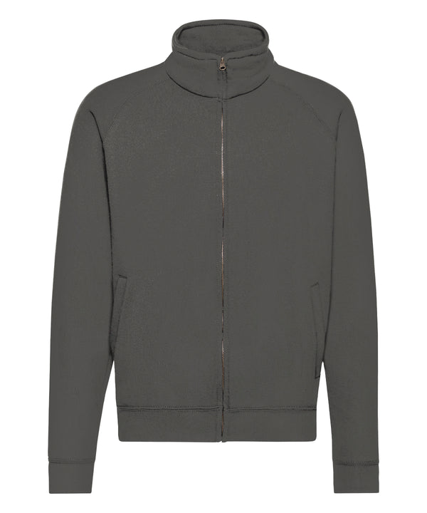 Light Graphite* - Classic 80/20 sweatshirt jacket Sweatshirts Fruit of the Loom Must Haves, New Sizes for 2021, Plus Sizes, Sweatshirts Schoolwear Centres