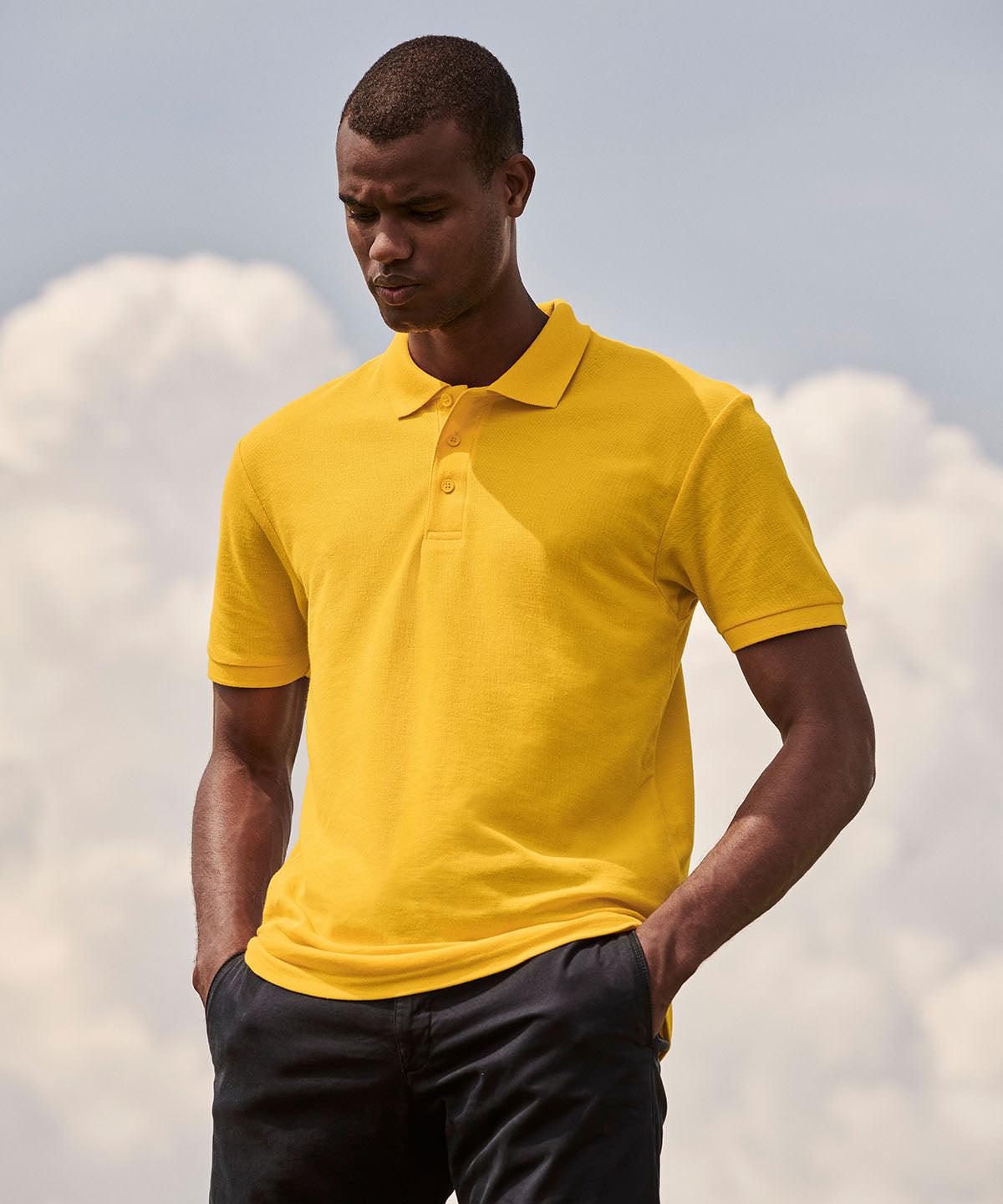 White* - 65/35 Polo Polos Fruit of the Loom 2022 Spring Edit, Fruit of the Loom Polos, Must Haves, Plus Sizes, Polos & Casual, Polos safe to wash at 60 degrees, Price Lock, Safe to wash at 60 degrees, Sports & Leisure, Workwear Schoolwear Centres