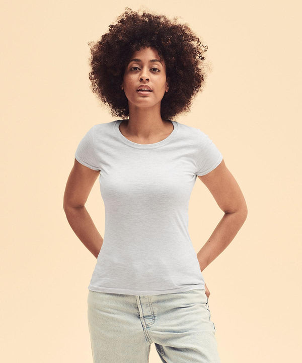Navy - Lady-fit ringspun premium t-shirt T-Shirts Fruit of the Loom New Colours for 2023, Safe to wash at 60 degrees, T-Shirts & Vests, Tees safe to wash at 60 degrees Schoolwear Centres