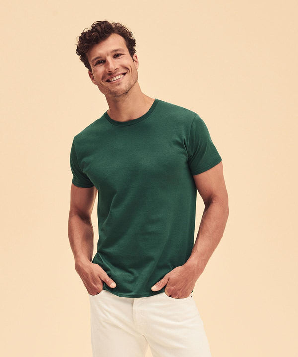 Heather Green - Iconic 150 T T-Shirts Fruit of the Loom Holiday Season, Must Haves, New Colours For 2022, New Colours for 2023, New Sizes for 2021, Plus Sizes, Rebrandable, T-Shirts & Vests Schoolwear Centres