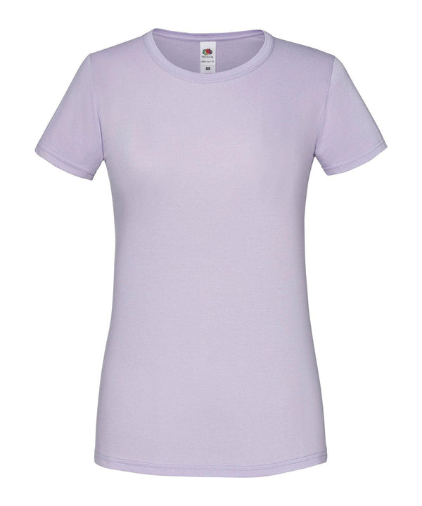 Soft Lavender - Women's iconic T T-Shirts Fruit of the Loom Holiday Season, New Colours For 2022, New Colours for 2023, Rebrandable, T-Shirts & Vests Schoolwear Centres