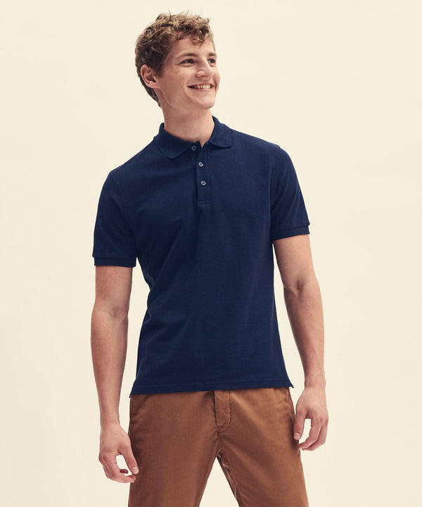Royal Blue - Iconic polo Polos Fruit of the Loom Plus Sizes, Polos & Casual, Raladeal - Recently Added, Rebrandable Schoolwear Centres