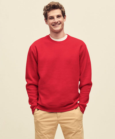 Red - Premium 70/30 set-in sweatshirt Sweatshirts Fruit of the Loom Must Haves, New Sizes for 2023, Sweatshirts Schoolwear Centres