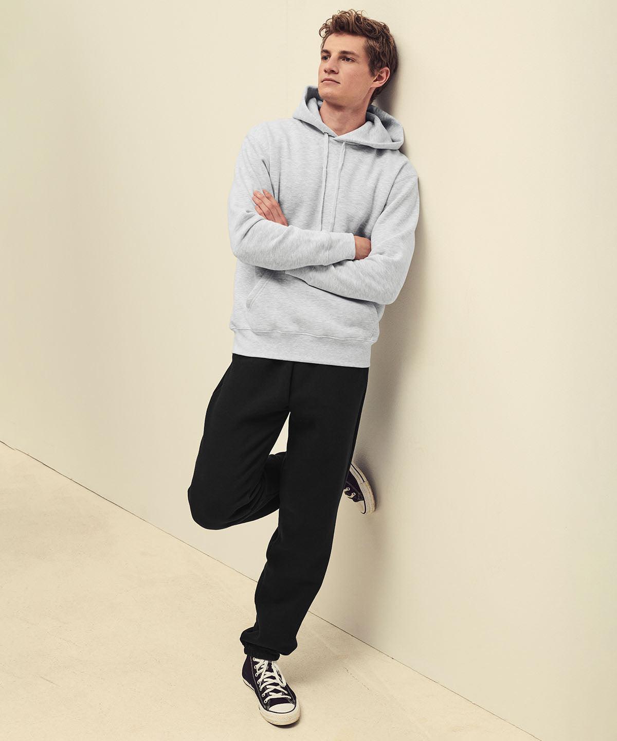 Heather Grey - Premium 70/30 elasticated sweatpants Sweatpants Fruit of the Loom Co-ords, Joggers, Must Haves, New Sizes for 2023 Schoolwear Centres