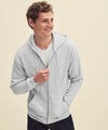 Charcoal* - Premium 70/30 hooded sweatshirt jacket Hoodies Fruit of the Loom Hoodies, New Sizes for 2023 Schoolwear Centres