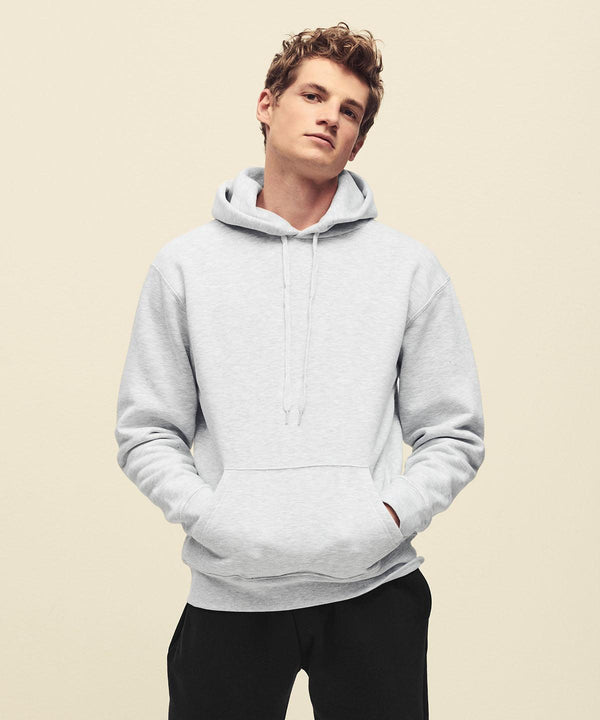 Heather Grey* - Premium 70/30 hooded sweatshirt Hoodies Fruit of the Loom Co-ords, Hoodies, Must Haves, New Sizes for 2023 Schoolwear Centres