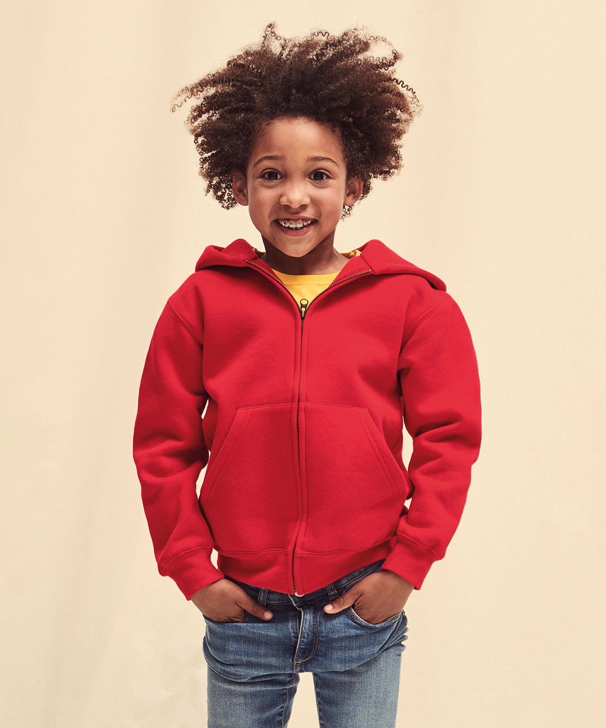 Kids premium hooded sweatshirt jacket