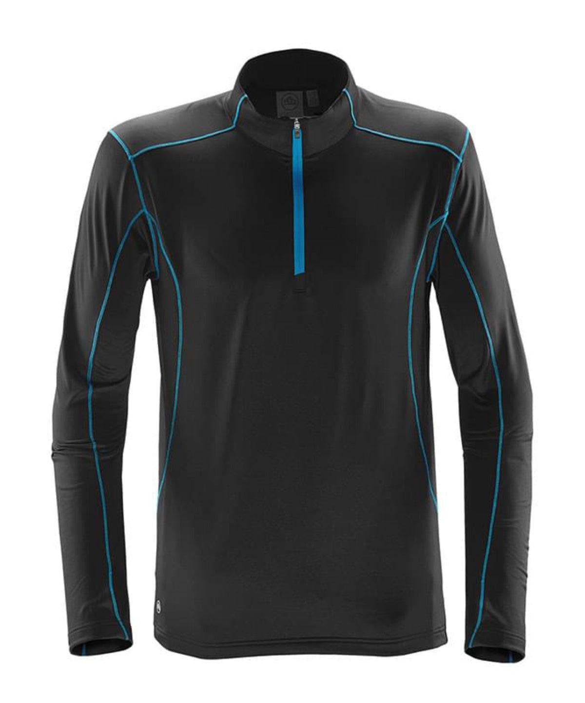 Black/Electric - Pulse fleece pullover Body Warmers Stormtech Jackets & Coats, Jackets - Fleece Schoolwear Centres