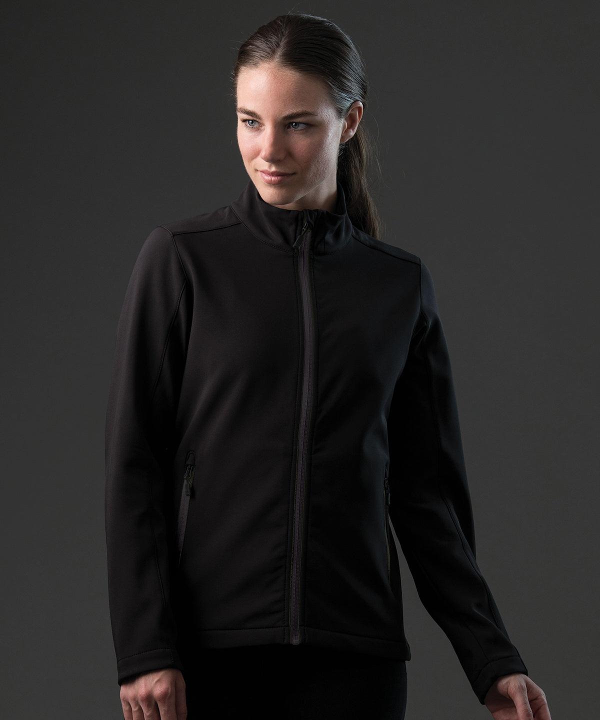 Black/Carbon - Women's Orbiter softshell jacket Jackets Stormtech Jackets & Coats, Softshells, Women's Fashion Schoolwear Centres