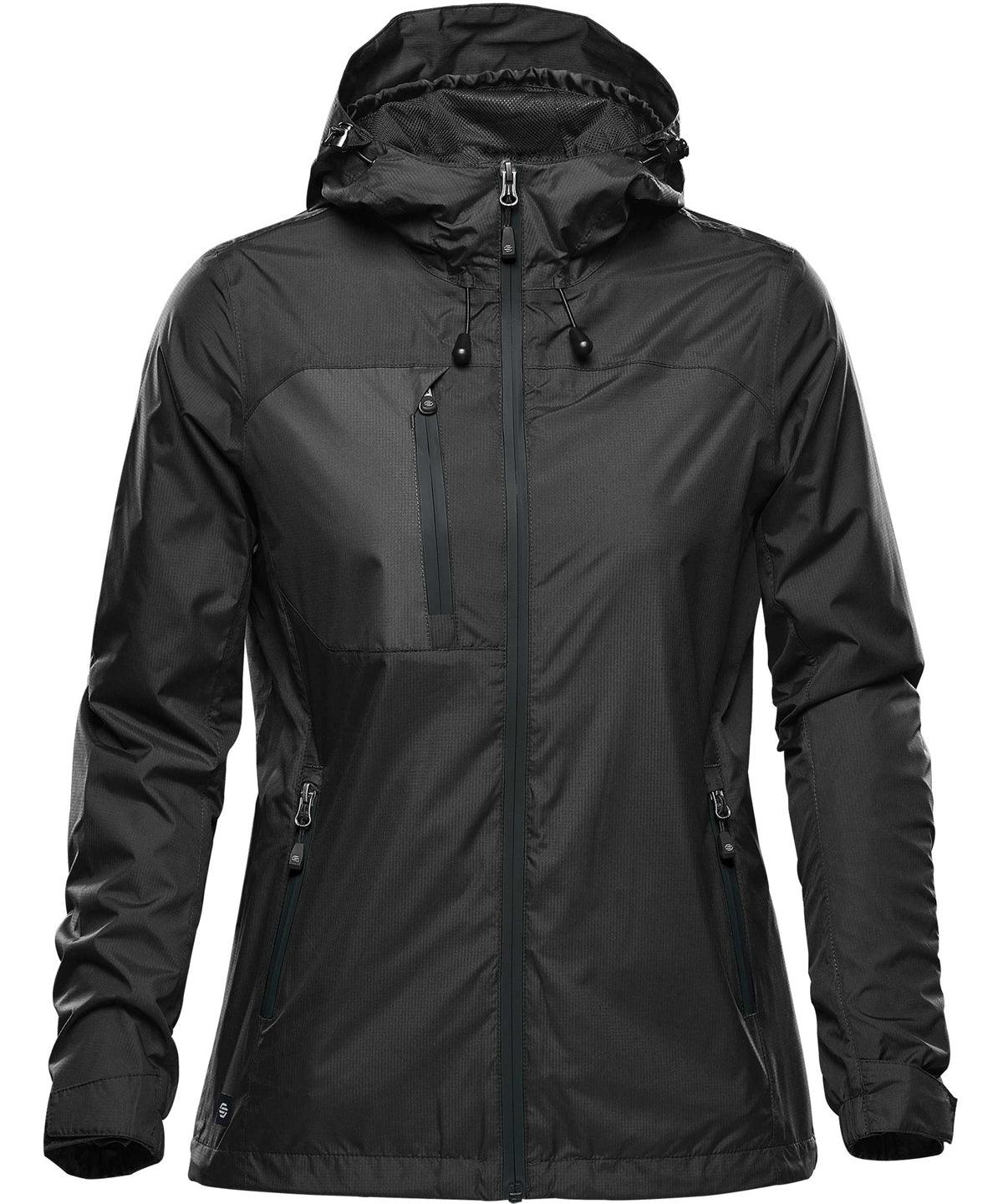 Black/Black - Women's Olympia shell Jackets Stormtech Jackets & Coats, New For 2021, New Styles Schoolwear Centres