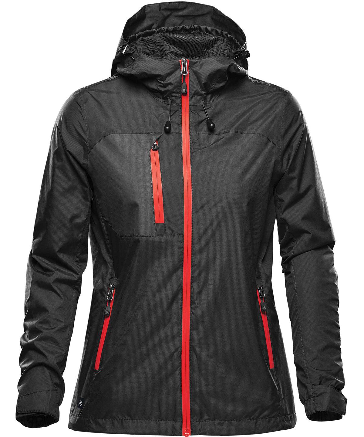 Black/Bright Red - Women's Olympia shell Jackets Stormtech Jackets & Coats, New For 2021, New Styles Schoolwear Centres