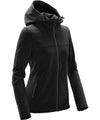 Black/Dolphin - Women's Orbiter softshell hoodie Jackets Stormtech Jackets & Coats, New For 2021, New Styles Schoolwear Centres