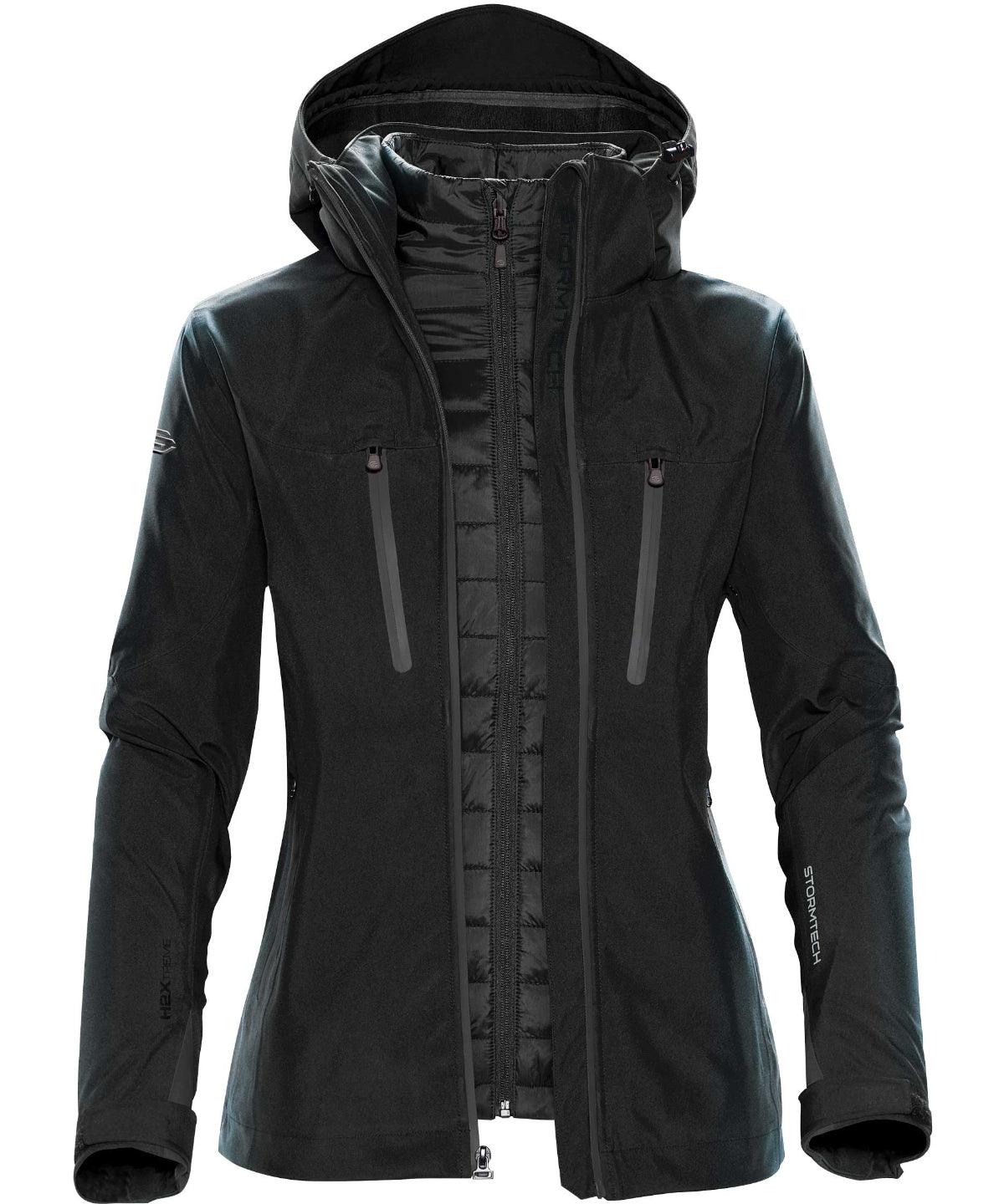 Black/Carbon - Women's Matrix system jacket Jackets Stormtech Jackets & Coats, New For 2021, New Styles Schoolwear Centres