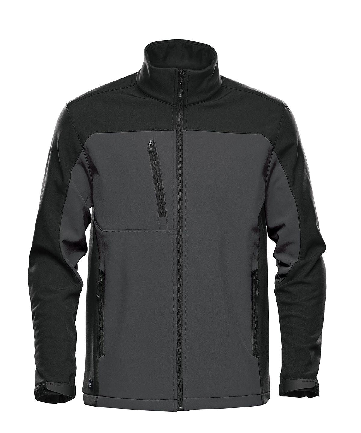 Dolphin/Black - Cascades softshell Jackets Stormtech Jackets & Coats, New in, Softshells Schoolwear Centres