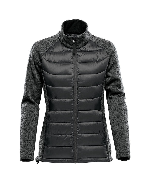 Black/Dolphin Heather - Women’s Narvik hybrid jacket Jackets Stormtech Jackets & Coats, New in, Padded & Insulation Schoolwear Centres