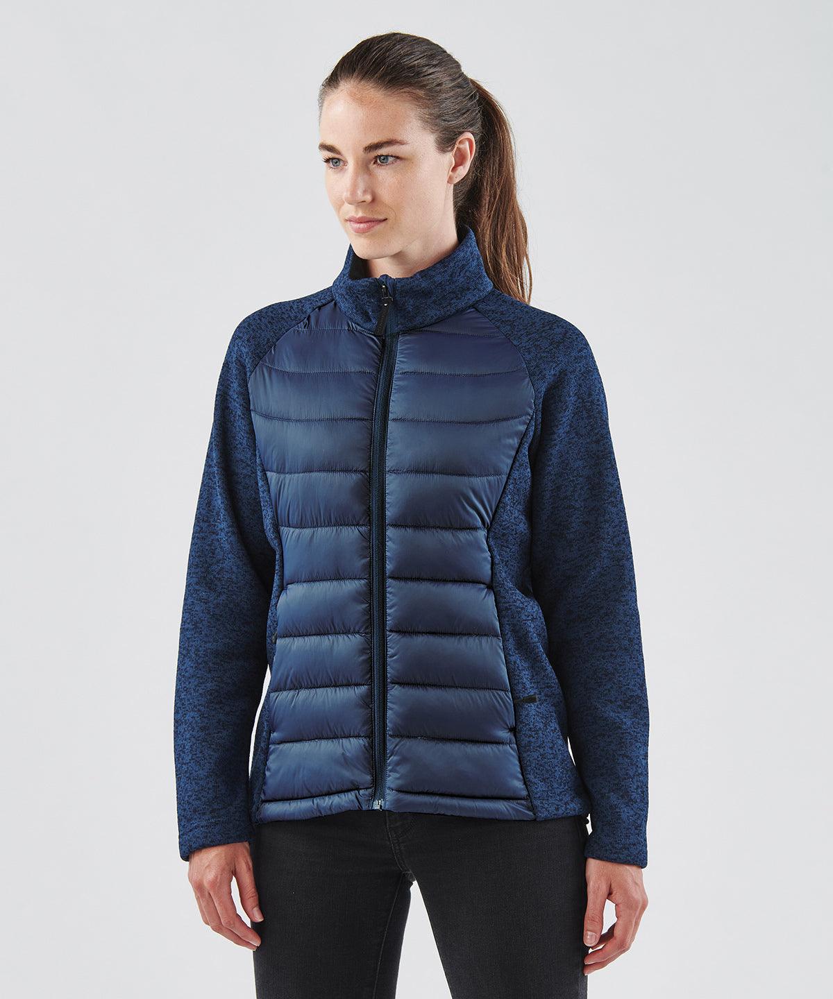 Indigo/Indigo Heather - Women’s Narvik hybrid jacket Jackets Stormtech Jackets & Coats, New in, Padded & Insulation Schoolwear Centres