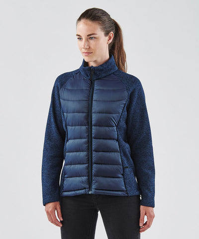 Indigo/Indigo Heather - Women’s Narvik hybrid jacket Jackets Stormtech Jackets & Coats, New in, Padded & Insulation Schoolwear Centres