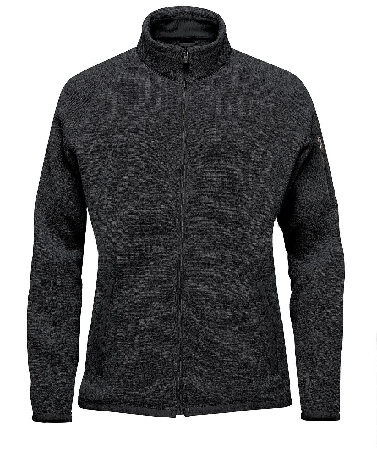 Black Heather - Women’s Avalanche full-zip fleece jacket Fleeces Stormtech New Styles for 2023, Organic & Conscious, Winter Essentials Schoolwear Centres