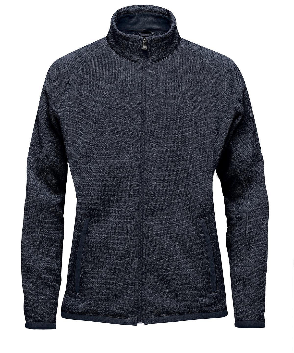 Navy Heather - Women’s Avalanche full-zip fleece jacket Fleeces Stormtech New Styles for 2023, Organic & Conscious, Winter Essentials Schoolwear Centres