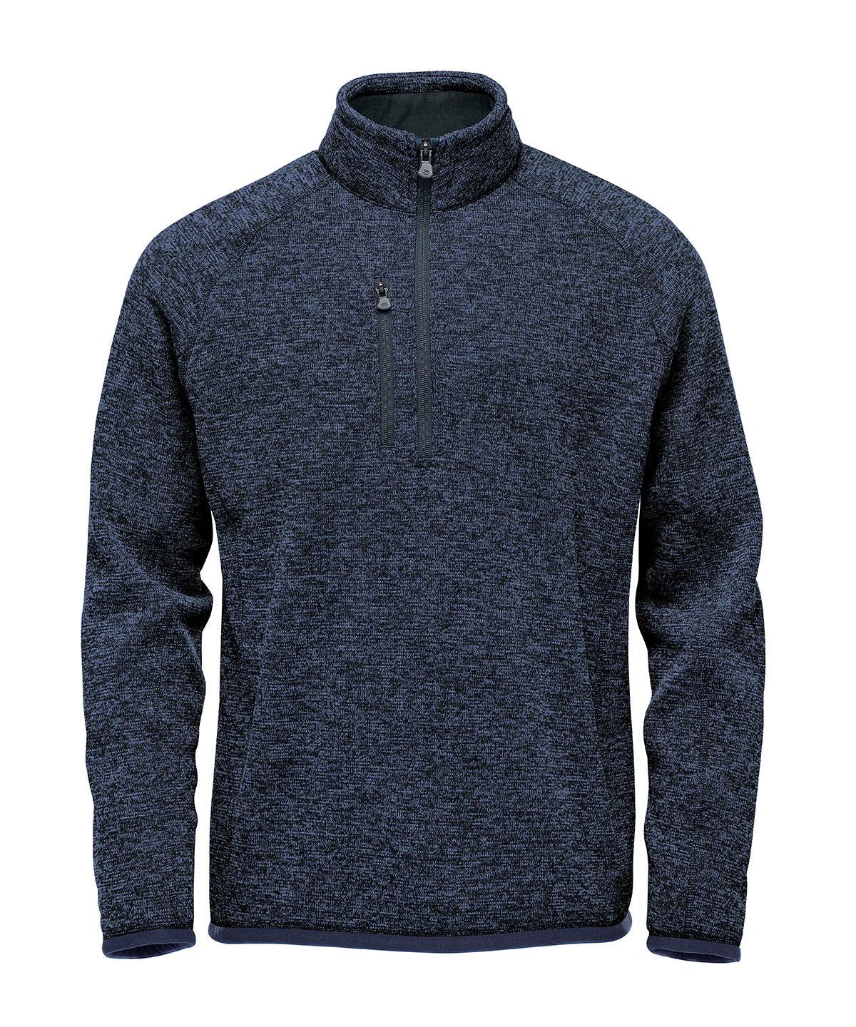 Navy Heather - Avalanche ¼-zip fleece Fleeces Stormtech New Styles for 2023, Organic & Conscious, Winter Essentials Schoolwear Centres