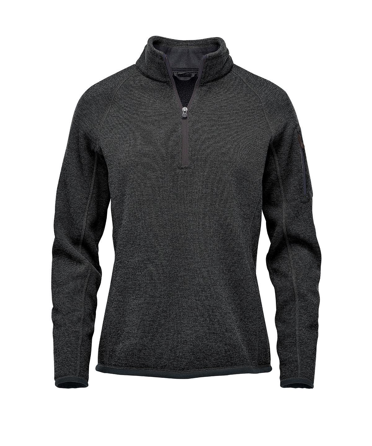 Granite Heather - Women’s Avalanche ¼-zip fleece Fleeces Stormtech New Styles for 2023, Organic & Conscious, Winter Essentials Schoolwear Centres