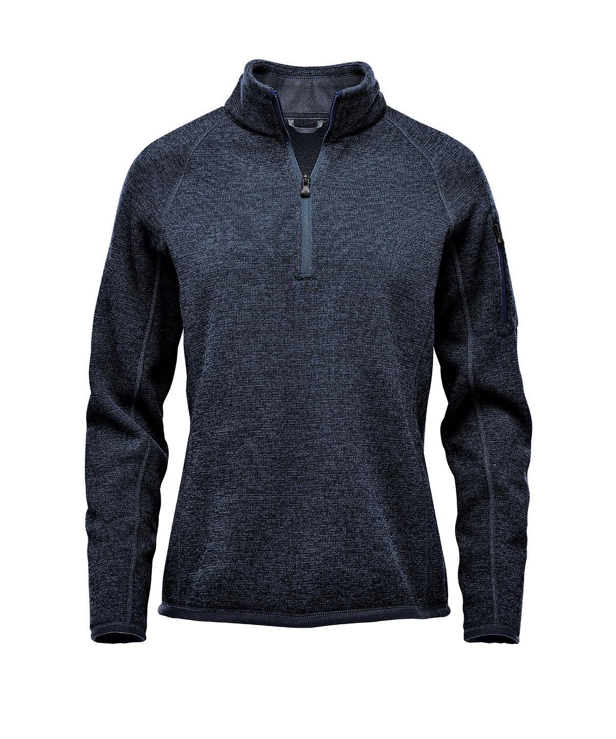 Navy Heather - Women’s Avalanche ¼-zip fleece Fleeces Stormtech New Styles for 2023, Organic & Conscious, Winter Essentials Schoolwear Centres